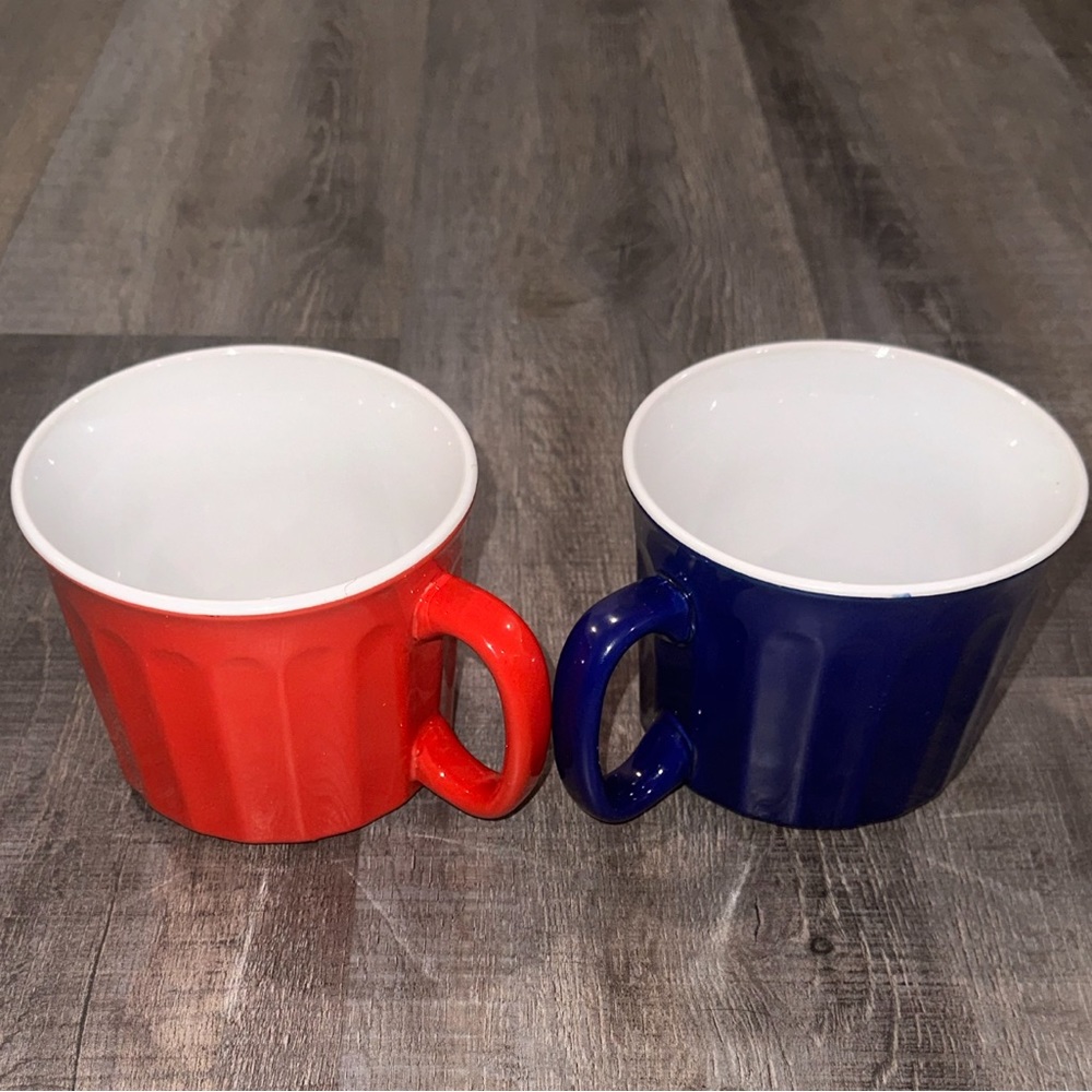 New Set of 2 - 16oz Cocoa / Soup Mugs